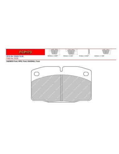 Pastillas FERODO RACING DS2500 para...