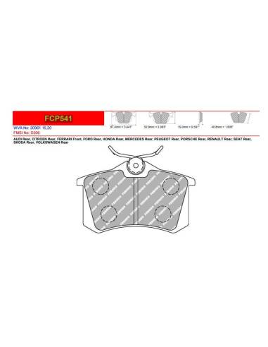 Pastillas FERODO RACING DS2500 para...