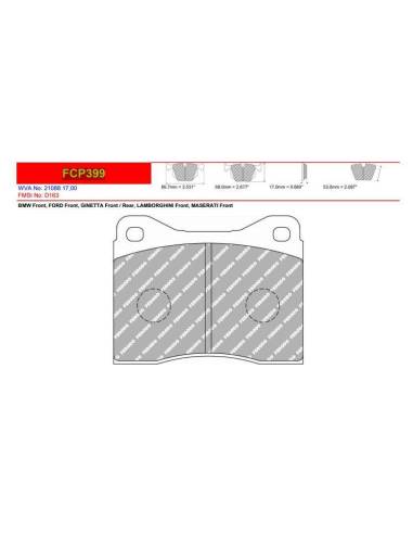 Pastillas FERODO RACING DS2500 para...