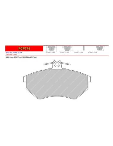 Pastillas FERODO RACING DS2500 para...