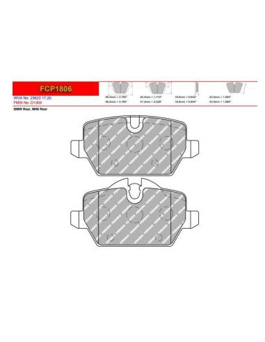 Pastillas FERODO RACING DS2500 para...