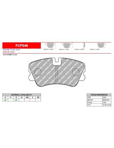 Pastillas FERODO RACING DS2500 para...