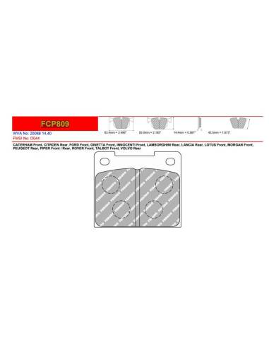 Pastillas FERODO RACING DS2500 para...