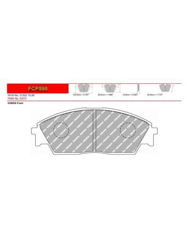 Pastillas FERODO RACING DS2500 para...