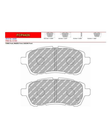 Pastillas FERODO RACING DS2500 para...