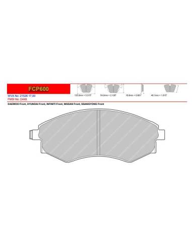 Pastillas FERODO RACING DS2500 para...