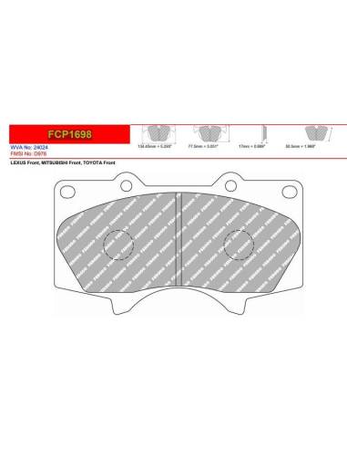 Pastillas FERODO RACING DS2500 para...