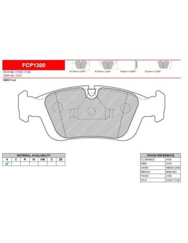 Pastillas FERODO RACING DS2500 para...
