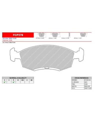 Pastillas FERODO RACING DS2500 para...