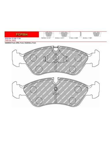 Pastillas FERODO RACING DS2500 para...
