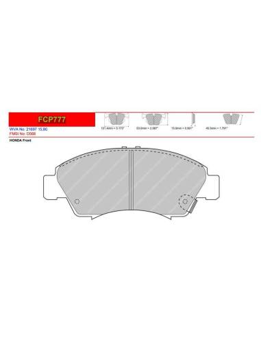 Pastillas FERODO RACING DS2500 para...