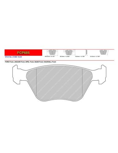 Pastillas FERODO RACING DS2500 para...