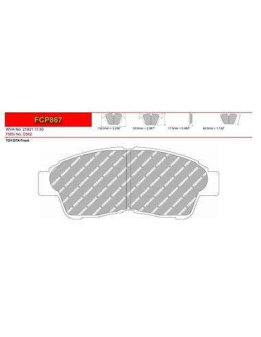 Pastillas FERODO RACING DS2500 para...