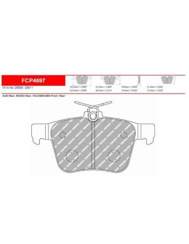 Pastillas FERODO RACING DS2500 para...