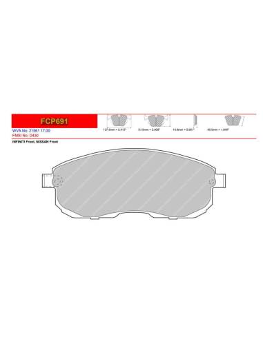 Pastillas FERODO RACING DS2500 para...