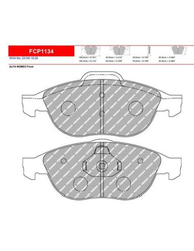 Pastillas FERODO RACING DS2500 para...