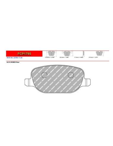 Pastillas FERODO RACING DS2500 para...