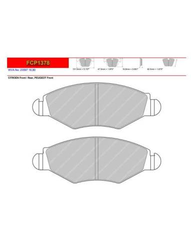 Pastillas FERODO RACING DS2500 para...