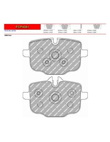Pastillas FERODO RACING DS2500 para...