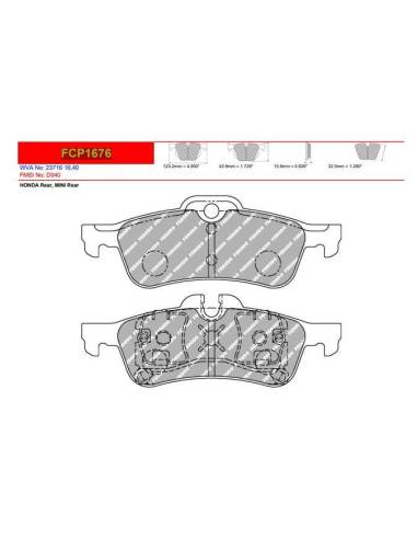 Pastillas FERODO RACING DS2500 para...