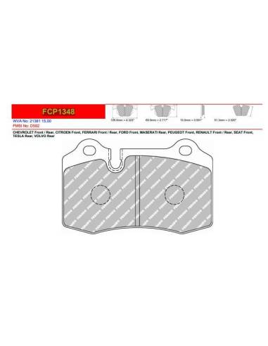 Pastillas FERODO RACING DS2500 para...
