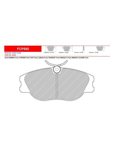 Pastillas FERODO RACING DS2500 para...