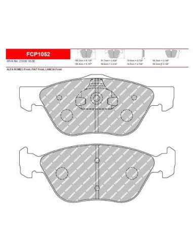 Pastillas FERODO RACING DS2500 para...