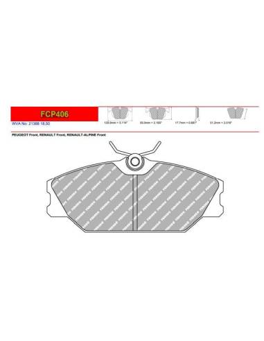 Pastillas FERODO RACING DS2500 para...