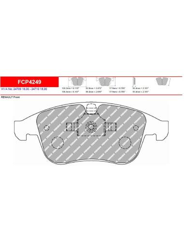 Pastillas FERODO RACING DS2500 para...