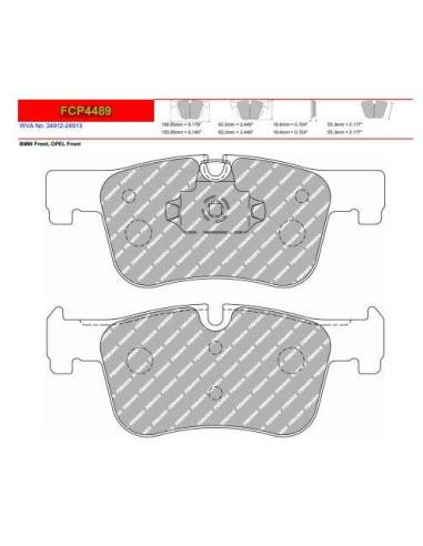 Pastillas FERODO RACING DS2500 para...