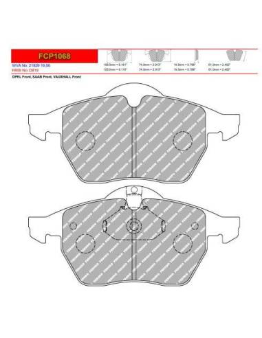 Pastillas FERODO RACING DS2500 para...