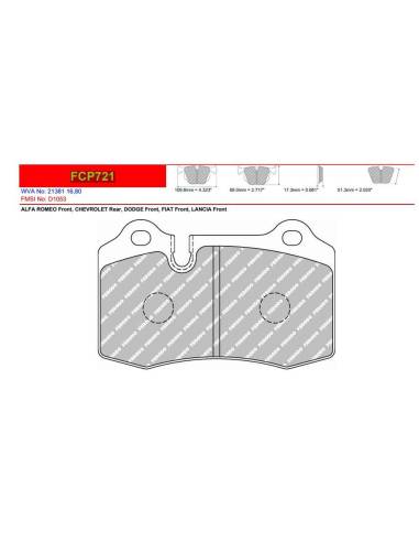 Pastillas FERODO RACING DS2500 para...