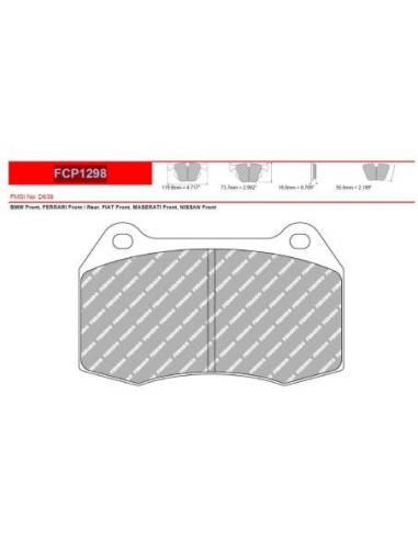 Pastillas FERODO RACING DS2500 para...