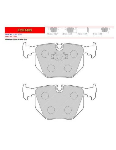 Pastillas FERODO RACING DS2500 para...