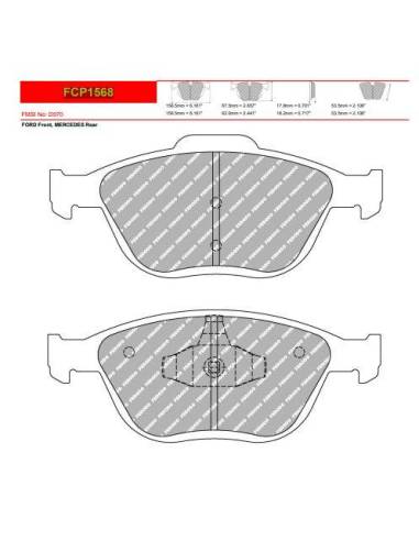 Pastillas FERODO RACING DS2500 para...