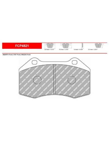 Pastillas FERODO RACING DS2500 para...