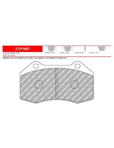 Pastillas FERODO RACING DS2500 para...