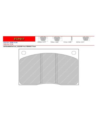 Pastillas FERODO RACING DS2500 para...