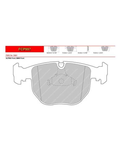 Pastillas FERODO RACING DS2500 para...