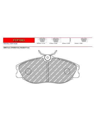 Pastillas FERODO RACING DS2500 para...