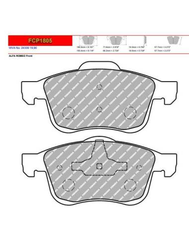 Pastillas FERODO RACING DS2500 para...