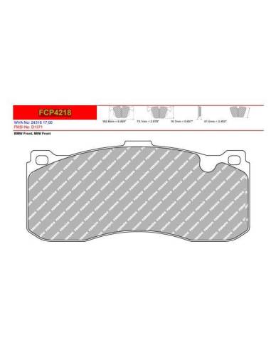 Pastillas FERODO RACING DS2500 para...