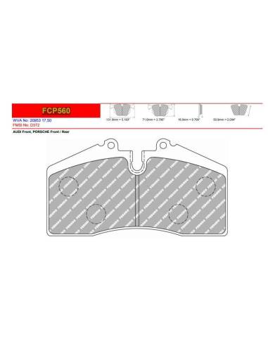 Pastillas FERODO RACING DS2500 para...