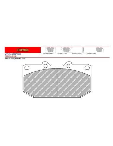 Pastillas FERODO RACING DS2500 para...