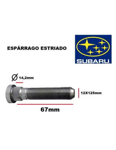Estriado Especial - SUBARU - 12x125mm