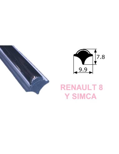 Junquillo cromado "Luna" Simca...