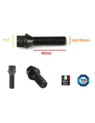Tornillo Cónico "NEGRO" 14x125x45mm -...