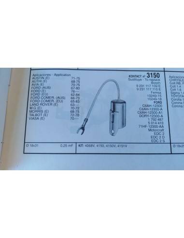 Condensador Kontact 3150 MINI - AVIA...