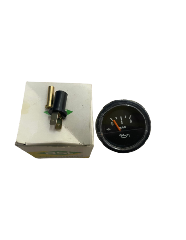 Reloj Presión Aceite 8 Bares. UNIVERSAL
