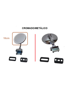 Espejo Metálico Cromado...